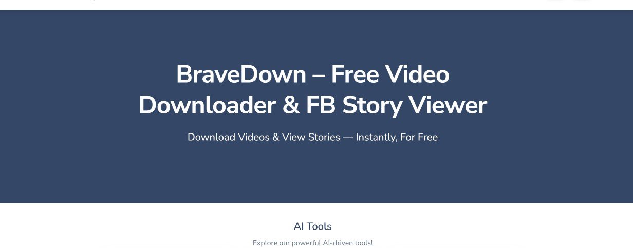 bravedown snapchat story downloader